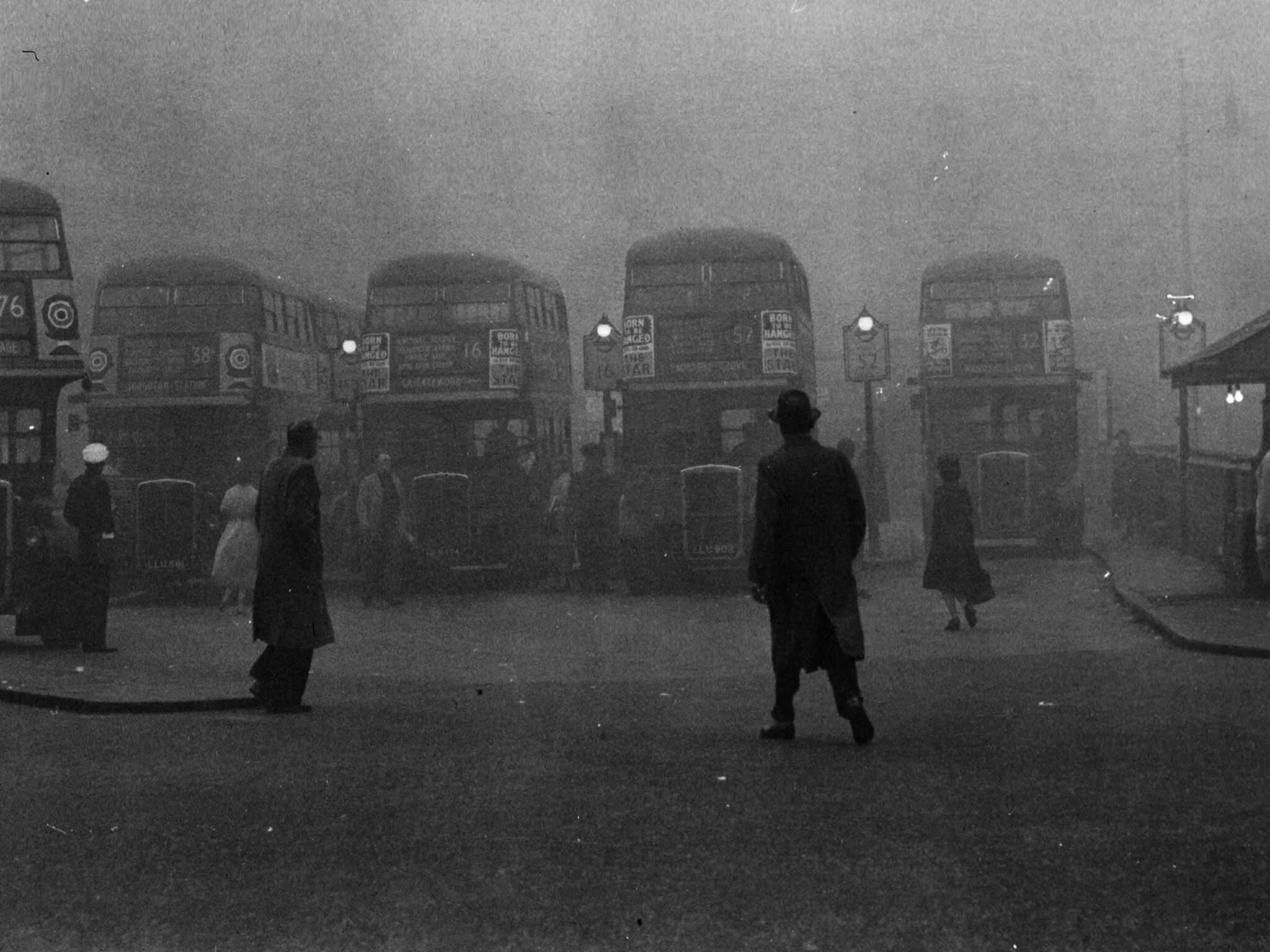 Великий смог. Великий лондонский смог 1952. великий смог 5 декабря 1952 года. смог в лондоне 1952. лондон 1952.