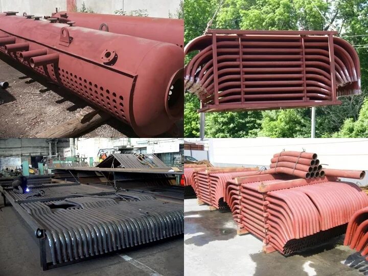 трубы поверхности нагрева котла. котел зио-60. радиационный пароперегреватель котла. экономайзер бвэс-v-1. трубный пучок змеевиков.