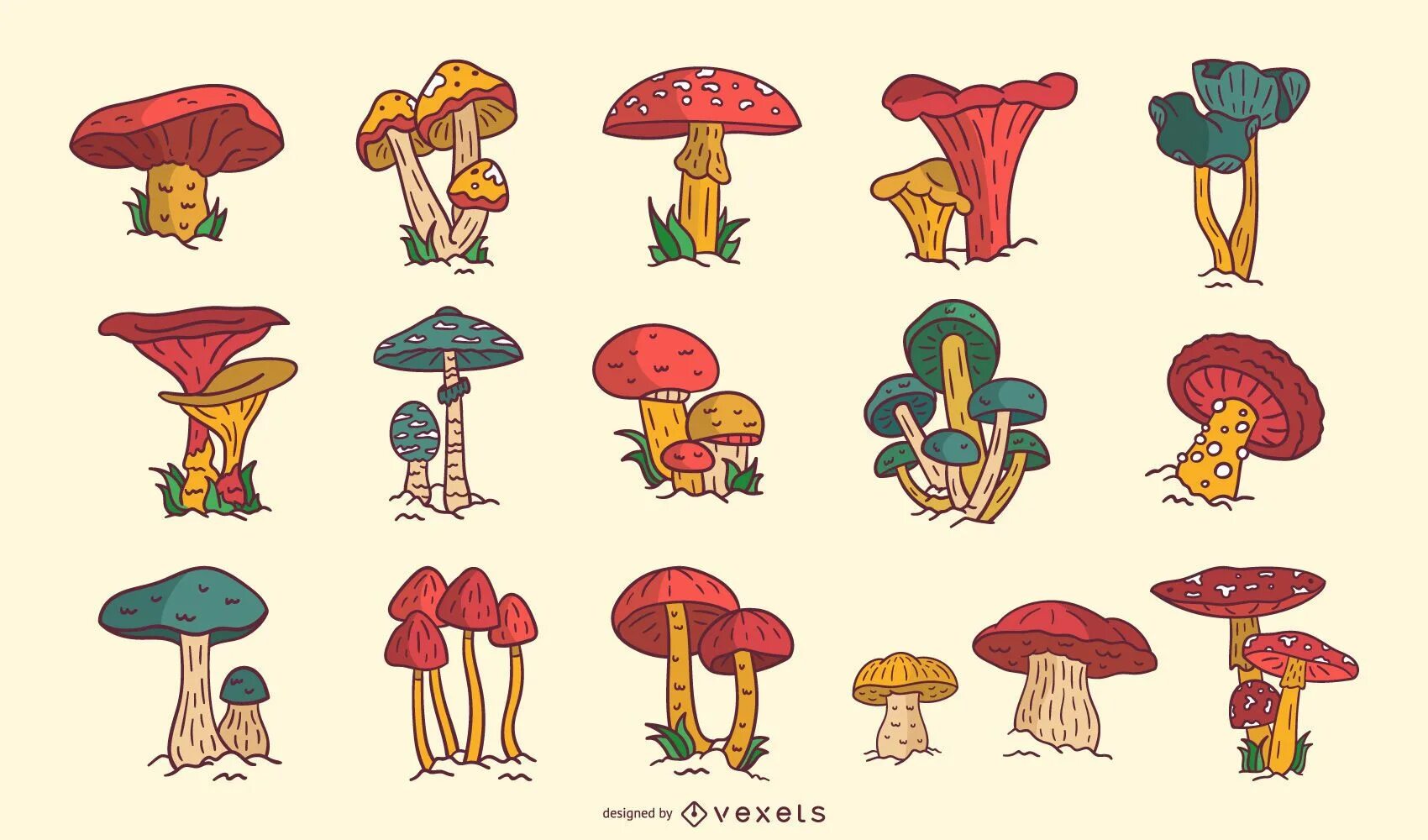 Гриб иллюстрация вектор. Модные рисунки грибы. Стилизация гриба опасный. Гриб рисунок коллекция. Mushroom глагол