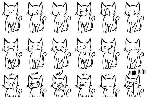 Рисовка котика