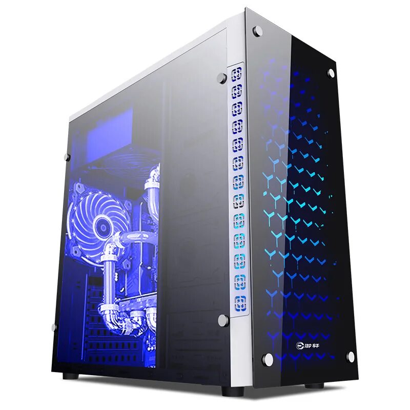 Корпус (игровой) Aeromax WS-8010a, ATX/Micro ATX, USB 3.0/2*1.0,. Корпус Micro ATX промышленные. Корпус MATX со стеклом. Корпус компьютера дуал кор. Стильный корпус