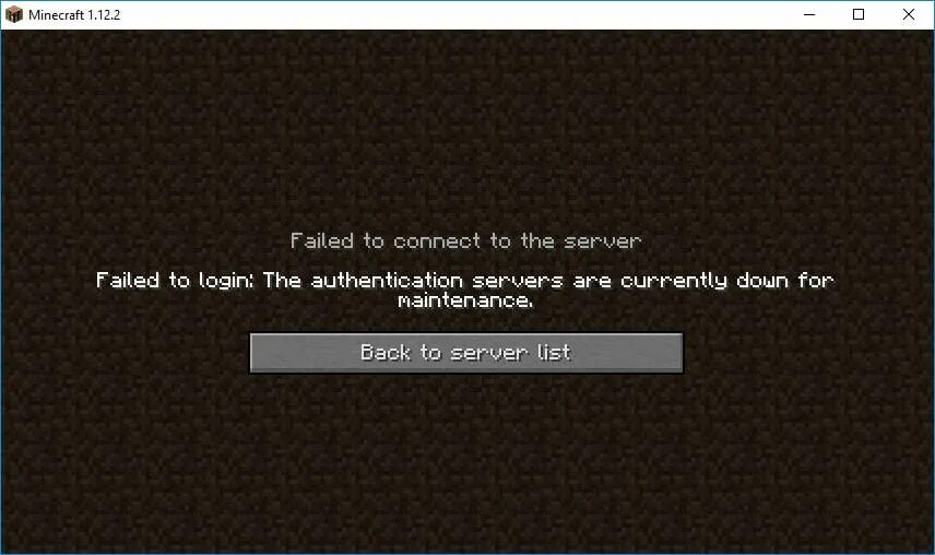 Server is being updated