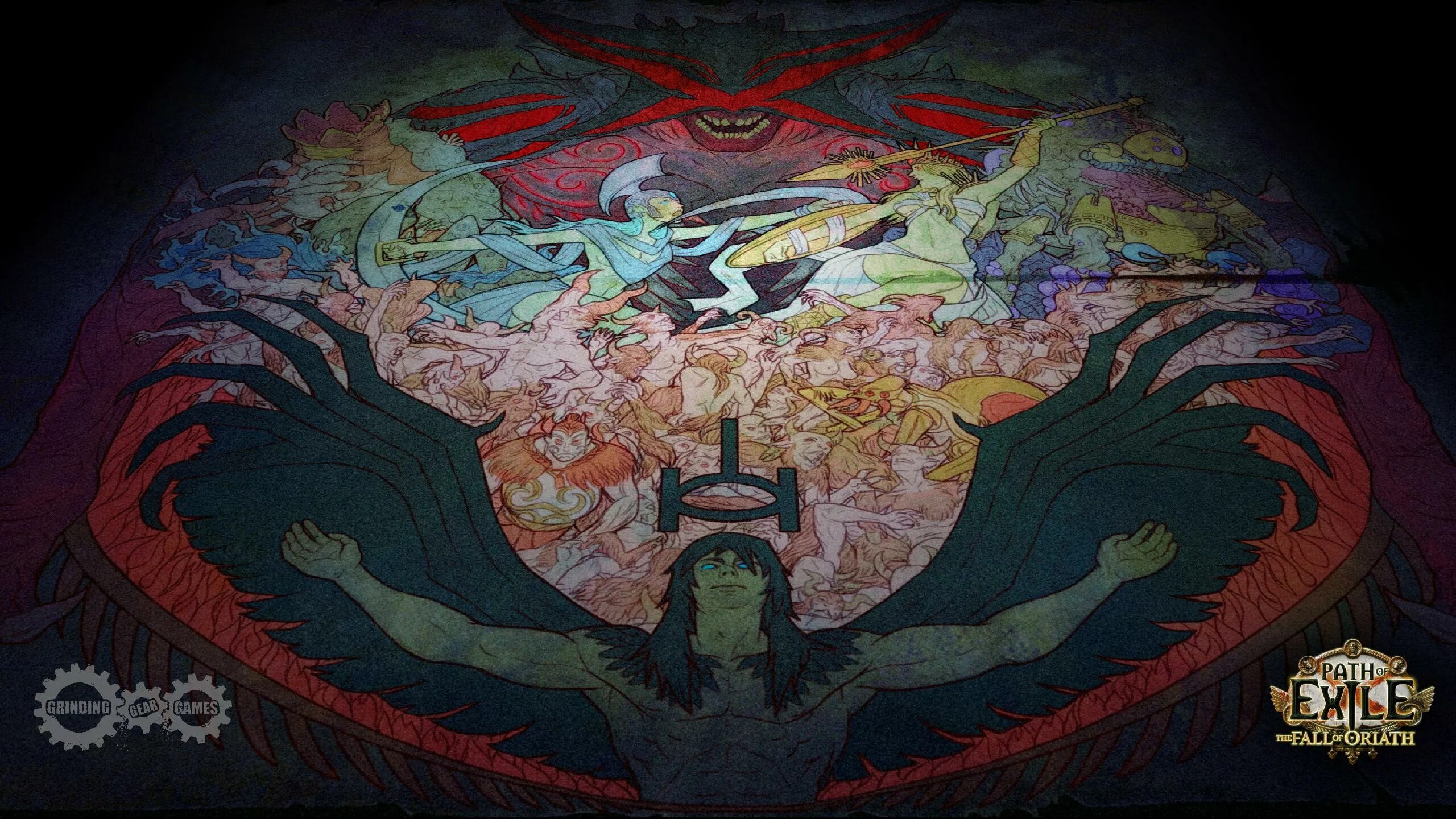 Path of being. Path of exile пантеон. картина path of exile. poe заставка. poe арт.