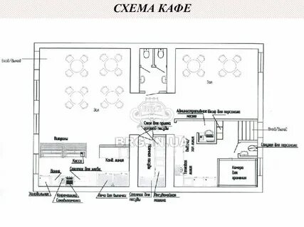 Схема кафе