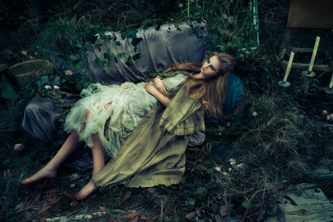 Сказочная фотосессия. Принцесса в лесу. Фэшн в лесу. Фотосессия в мистическом стиле. Как стать загадочной