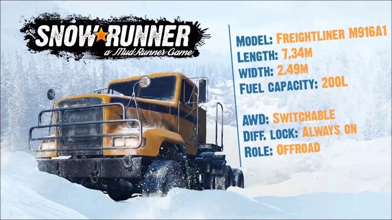 Сноу раннер камаз. Freightliner m916. freightliner 916a1. сноу раннер машины. snowrunner 4x2.