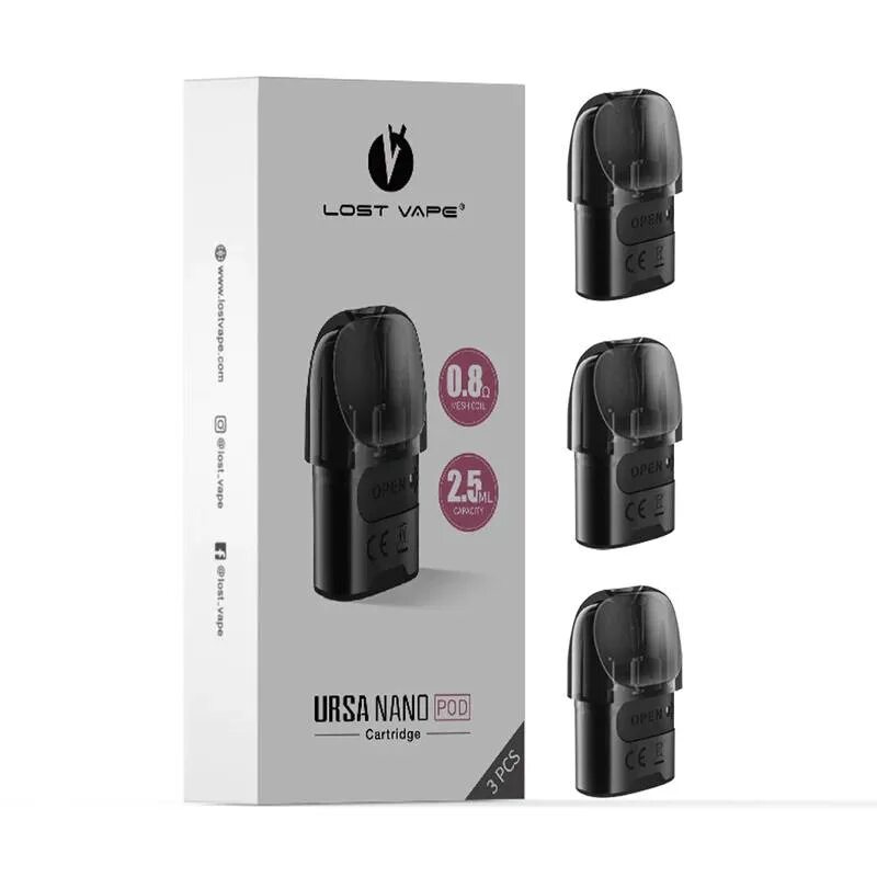 6ohm lsvp-65-в-pod (в упак. Картридж lost vape ursa nano 0. 6ohm. Lost vape ursa nano картридж. 8ohm.