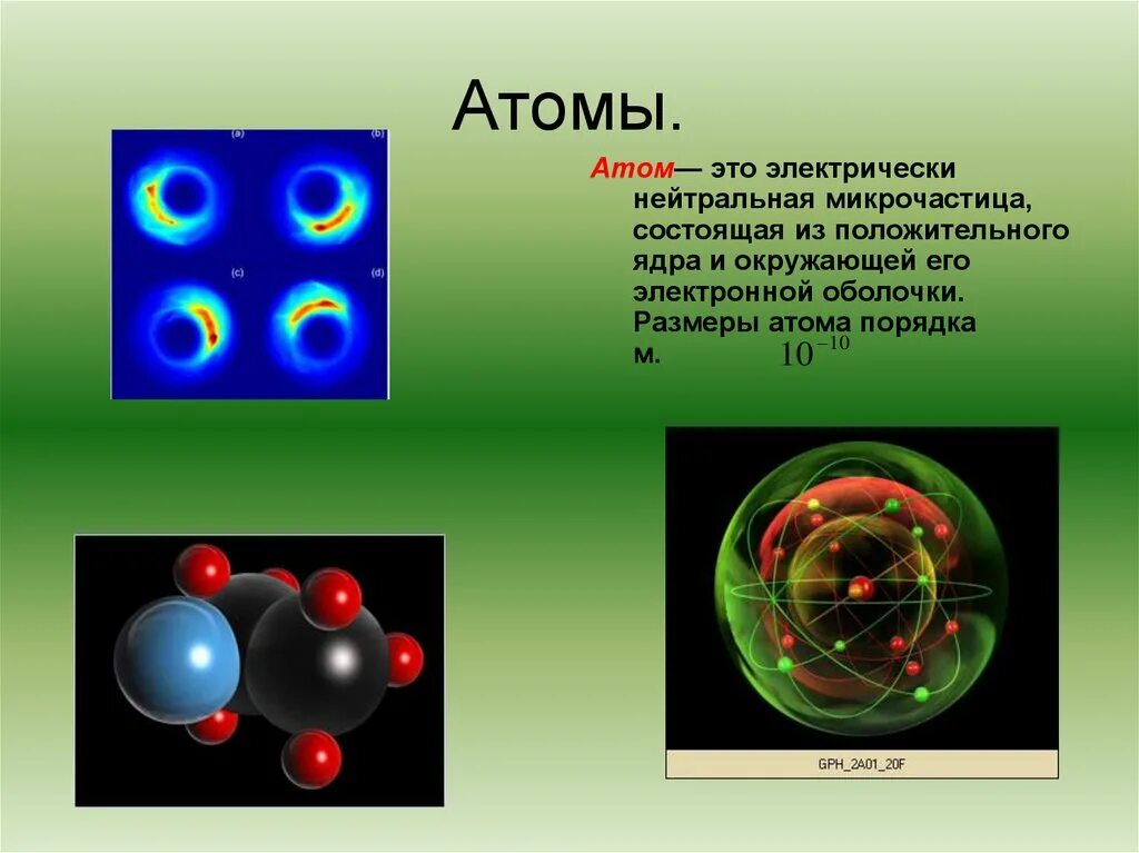 Атом. Размер атома. Порядок размера атома. Диаметр атома. Во сколько раз ядро меньше атома