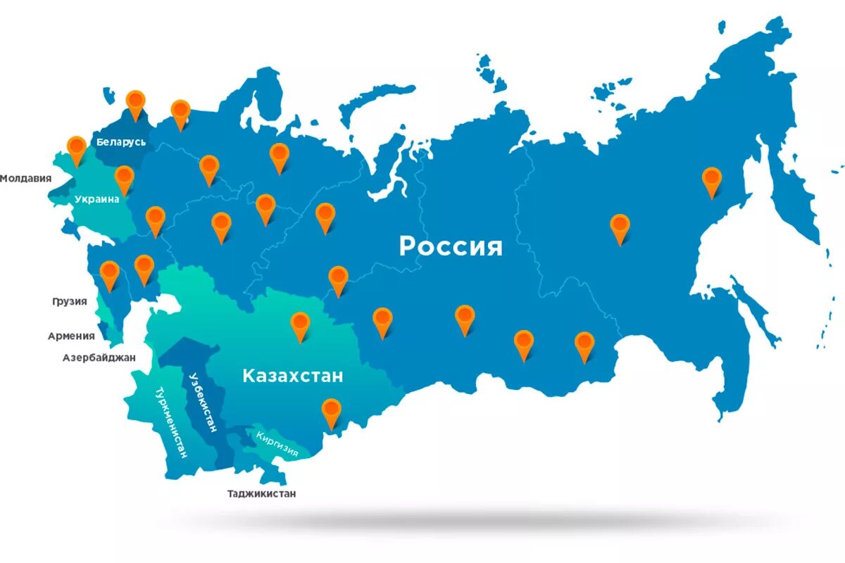 Магазин на карте россии
