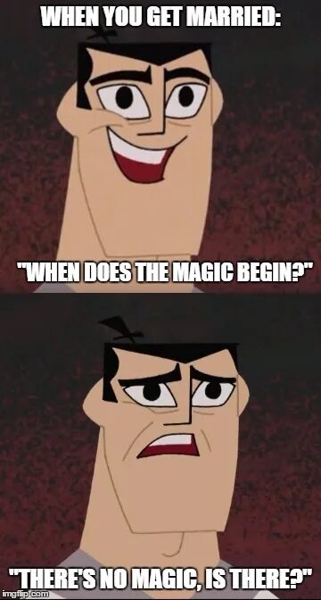 When jack understood that he had. When does the magic begin. мем воуп мэджик. when to get married?. match begins in 5 meme.