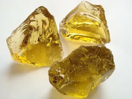 Стеклянная желтая