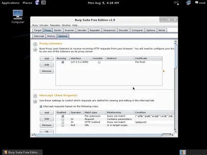 Burp kali linux