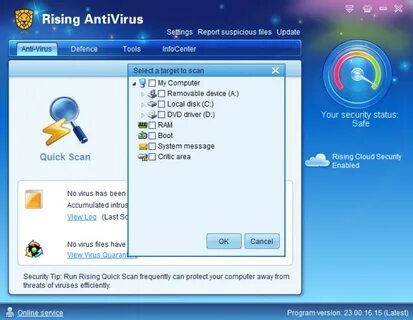 Antivirus setup