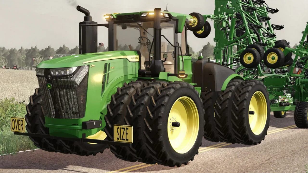 Джон дир 9. Джон Дир 9r. John Deere 9r 2021. John Deere 9r FS 19.