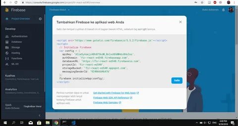 React firebase