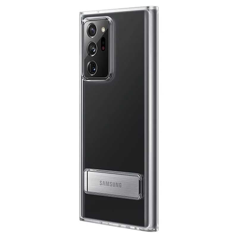 Samsung standing case. Чехол samsung clear standing cover для note 20. прозрачный (ef-jn980ctegru). чехол-накладка clear standing cover. samsung clear standing cover note 20. чехол samsung clear cover note 20 ultra, прозрачный.