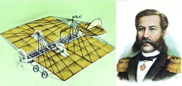 Русский изобретатель создавший первый самолет в 1882. А.Ф. Можайский — изобретатель первого в мире самолета.