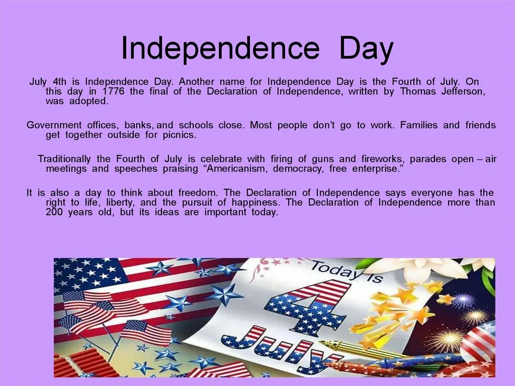 Special days in the us