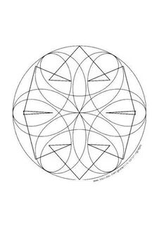 Нарисовать круги циркулем