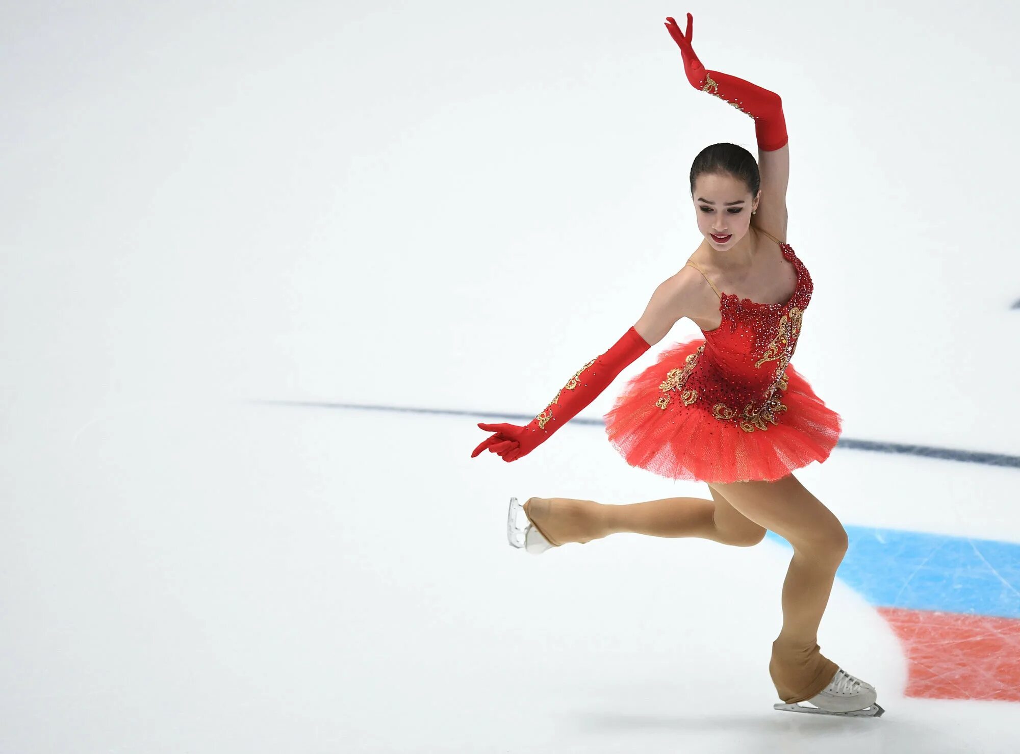 Figuristka Alina Zagitova.