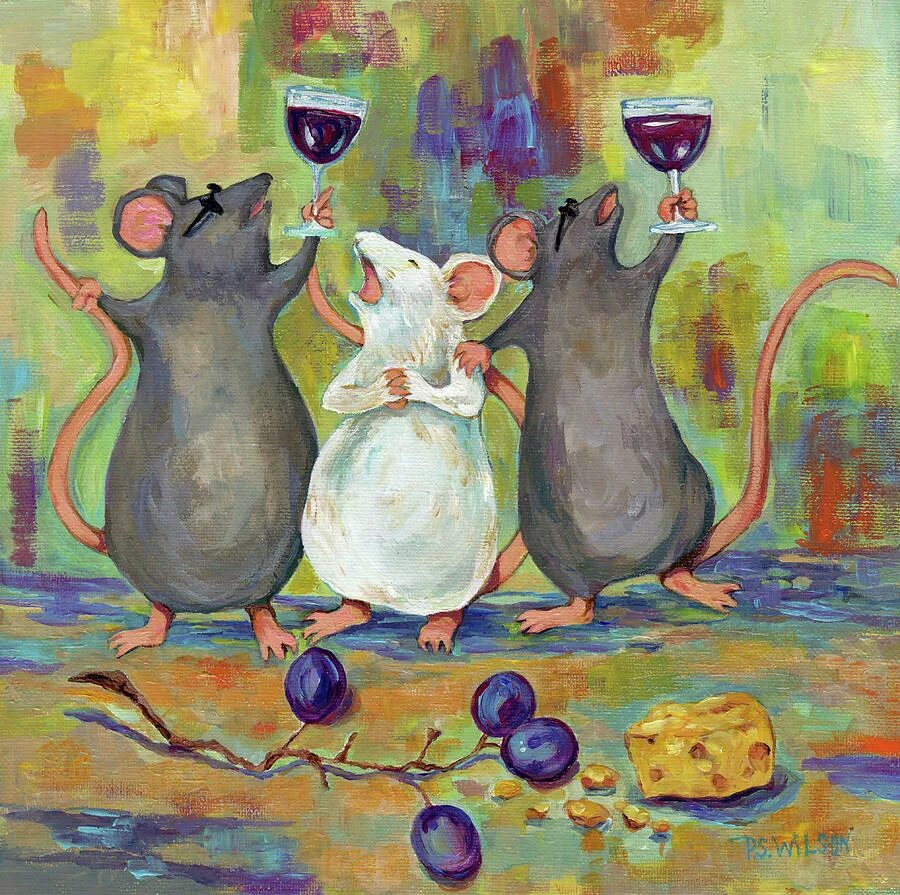 3 часть 3 мышей. Мыши в картинах художников. Мышки в живописи. Мышка картина художника. Мышонок живопись.