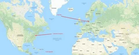 От евразии северная америка отделяется проливом