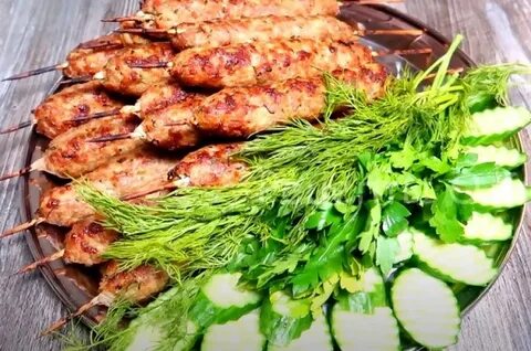 Рецепт куриного люля кебаб на мангале