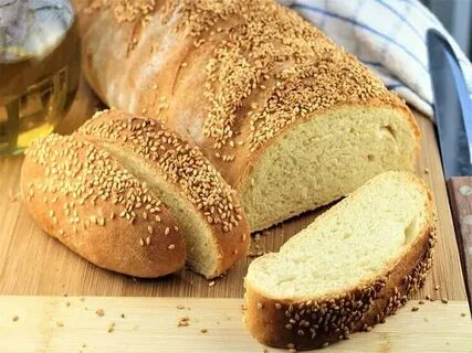 Батон с кунжутом