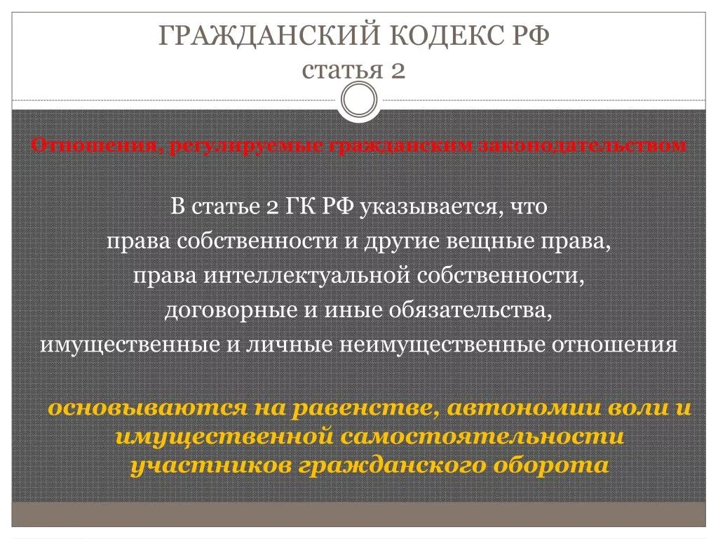 Основные статьи гк рф. Ст 2 ГК РФ. Статья 2 гражданского кодекса. Гражданский кодекс РФ (ст.2).