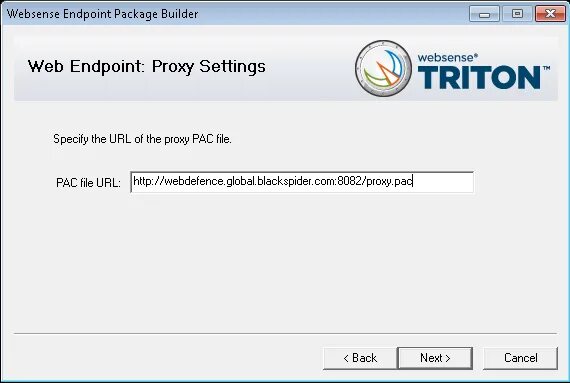 Proxy endpoint