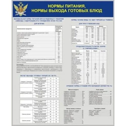 Нормы питания выхода готовых блюд. Нормы выхода готовых блюд в столовых. Нормы выхода готовых блюд в общепите. Нормы питания в столовой. 696 фсин питание