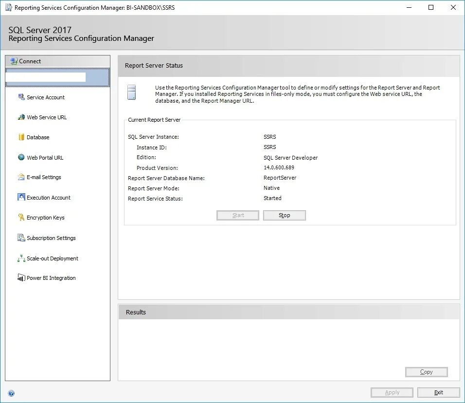 Configure manager. Диспетчер конфигурации sql server. report server configuration manager. sql server reporting services. ssrs 2016.