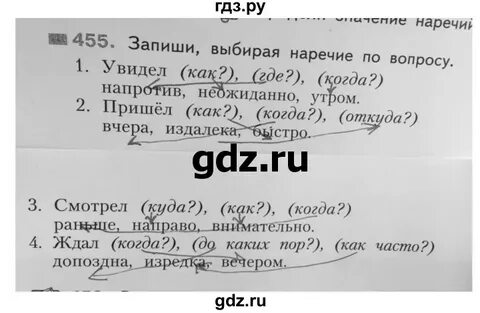 Русский язык упражнение 455 класс