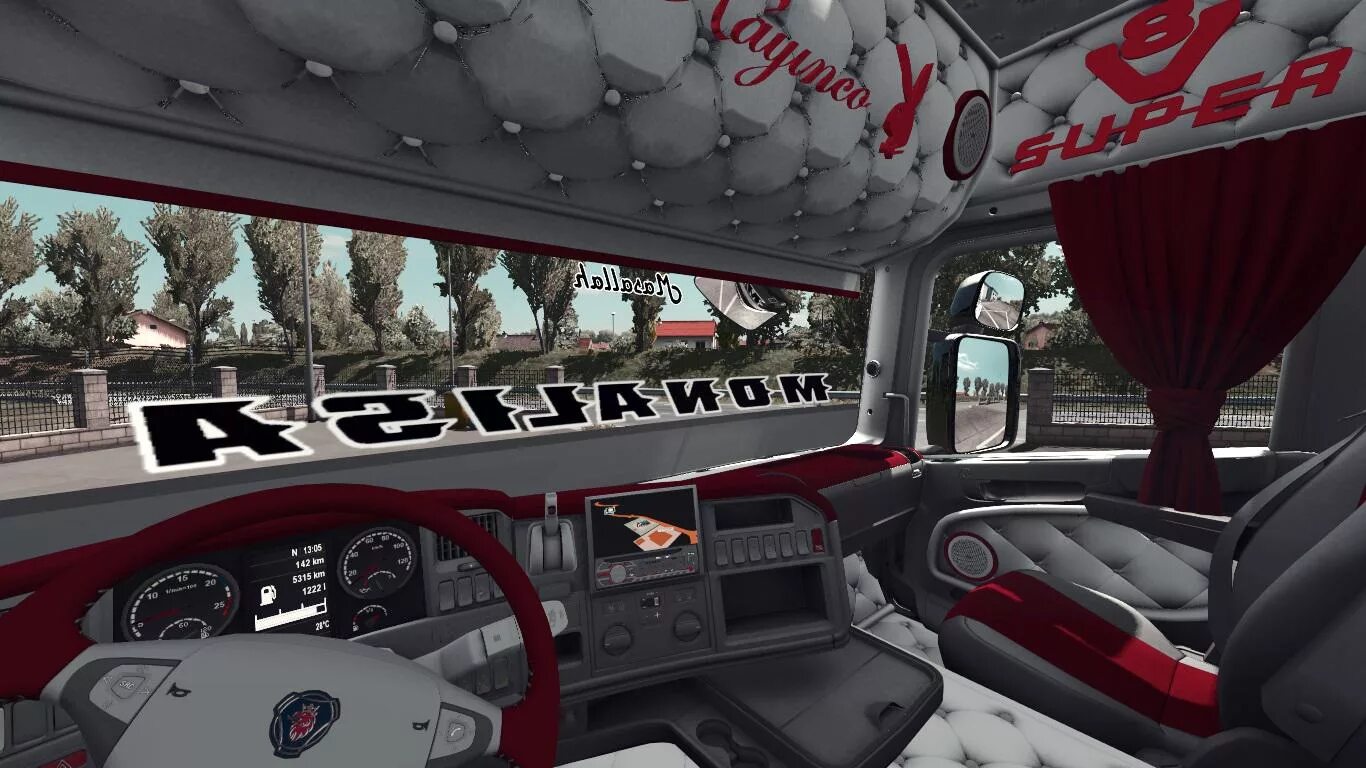 Версия 1 34. Scania r4 Interior ets2. Scania Danish Interior ETS 2. Скания етс 2. ETS 2 Scania s Interior.