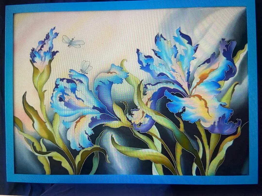 Изображение изделий выполненных в технике батика. Горячий батик Ирины Перелешиной.