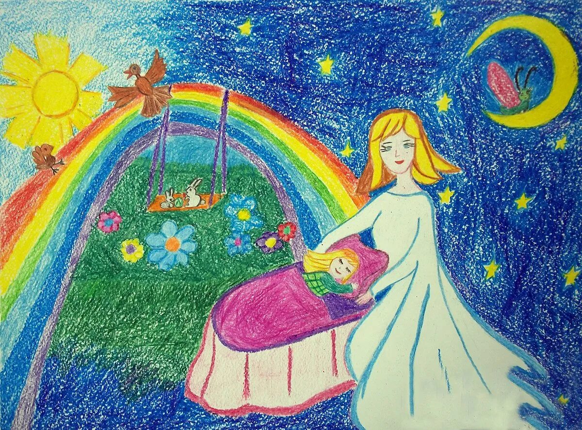 Рисунок на тему мамочка мой ангел. Детские рисунки. Рисунок на тему мамочка мой ангел. Рисунок ко дню матери. Рисунок ко дню матери.