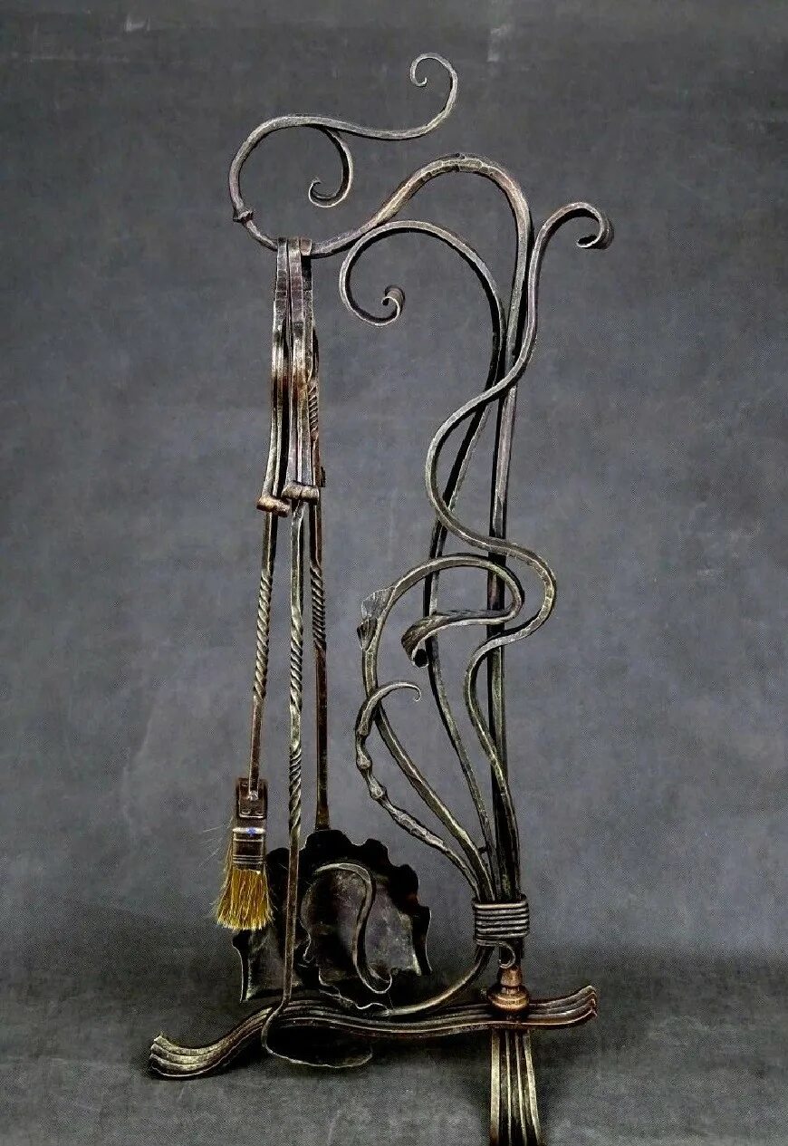 Каминные принадлежности кованые. Каминный набор safamaster kn765. Кочерга лоза ковка. Каминный набор кованый с дровницей. 516 qs.