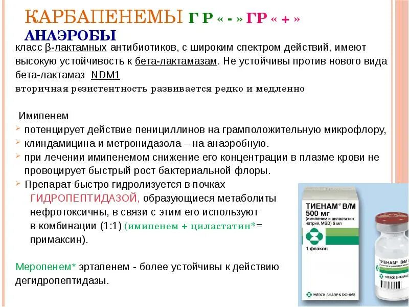 Карбапенемы. Карбапенемы антибиотики. Антибиотики против бета лактамаз. Антибиотики устойчивые к бета лактамазам. Какими действиями обладает филобиома актив