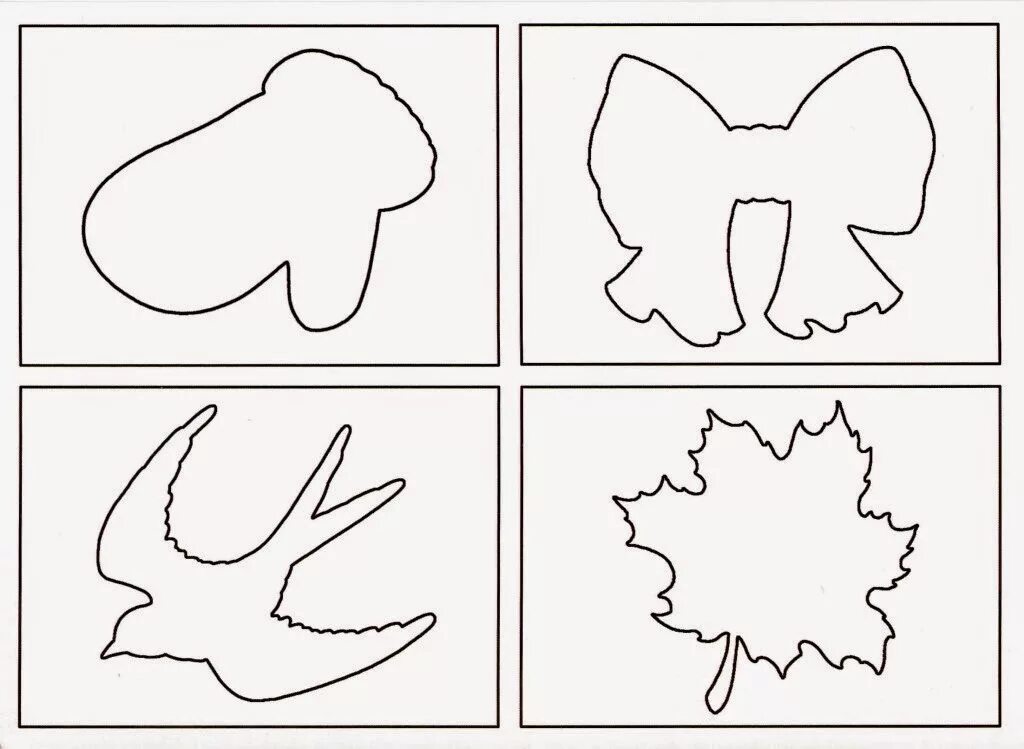 Контуры предметов для детей. Контуры предметов для детей. Контурные изображения предметов для дошкольников. Узнавание силуэтных изображений. Очертание объекта.