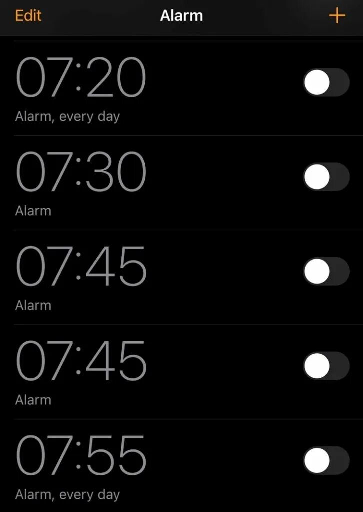 Alarm messages. Сообщение alarm.