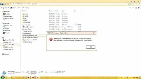 Система не обнаружила msvcp120 dll ведьмак