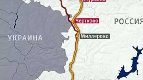 Россошь сколько км до украины