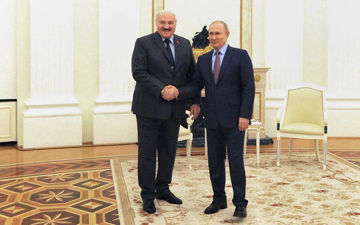 Лукашенко признали. Встреча Путина и Лукашенко 2022.