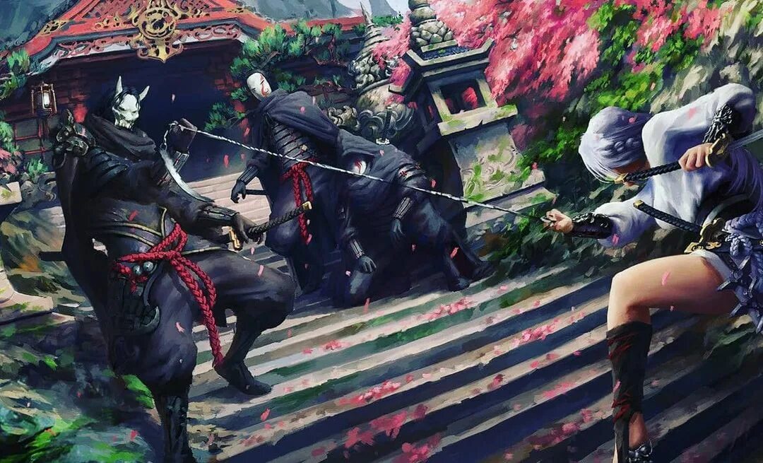 сархан воль mtg. самураи by carter adair. фэнтези герои. попаданец боевые искусства. фэнтези арт.