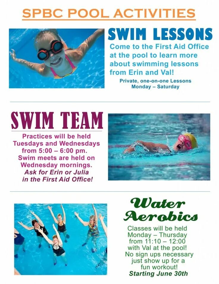 Swimming Lessons. Swimming Pool advertisement. Activity Pool. Swimming Flyer. Swimming activities
