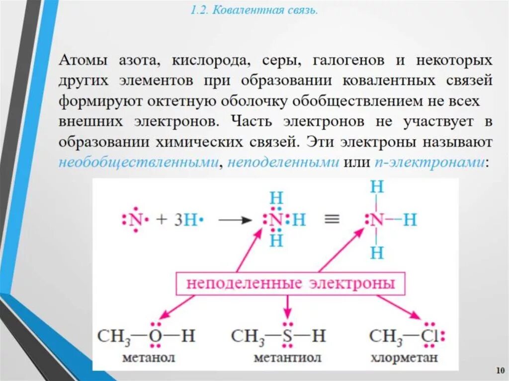 Взаимодействие между атомами при образовании связи. Ковалентная связь. Ковалентная связь донорно. Реакции ковалентной связи.