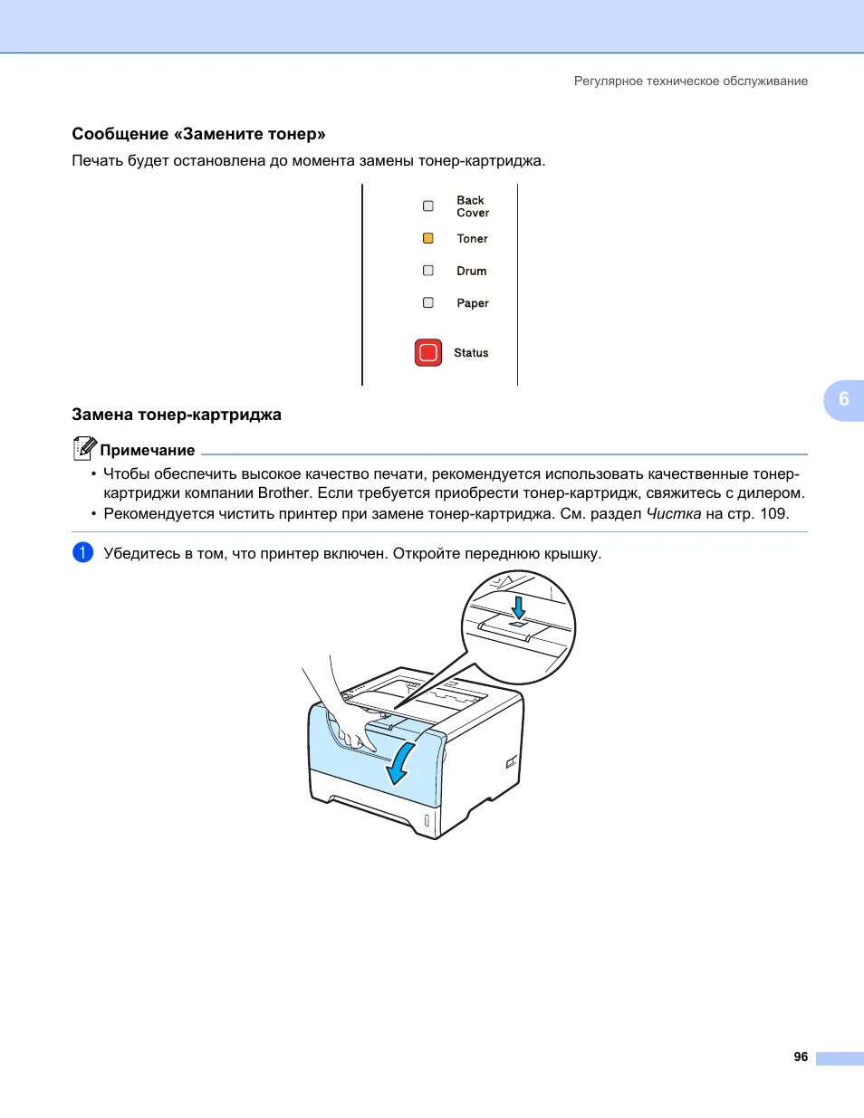 Принтер brother после заправки картриджа. Бразер принтер 5370. Замените тонер-картридж brother. Бразер принтер замените тонер. Замена тонера в принтере.