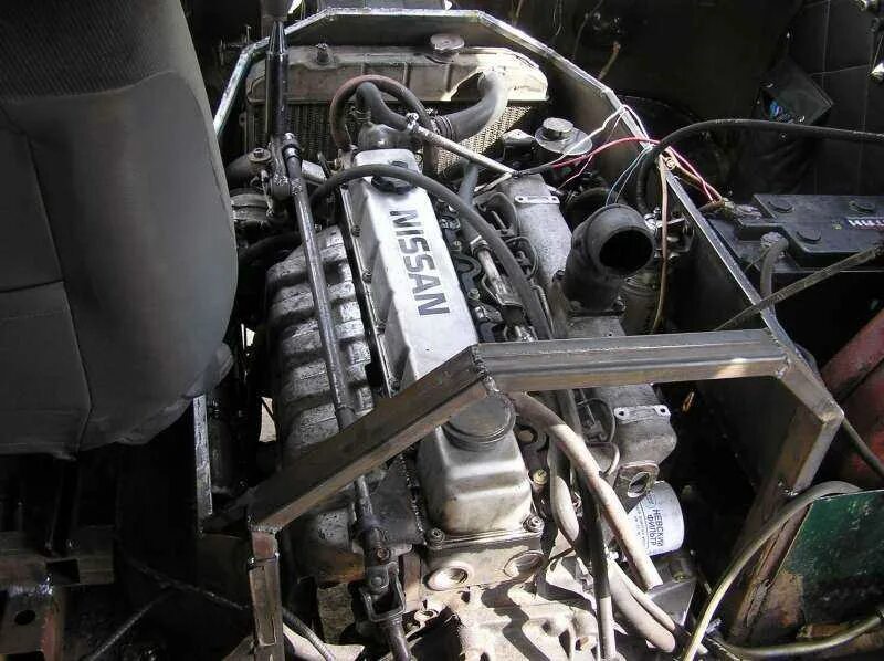 Новый двигатель буханка. Двигатель от УАЗ 469. УАЗ 469 двигатель дизель. Дизель на УАЗ 469. Японский движок в УАЗ 469.