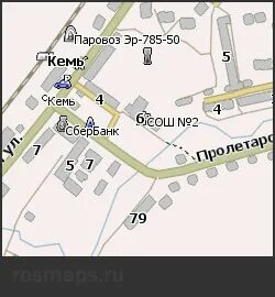 Карта кемь