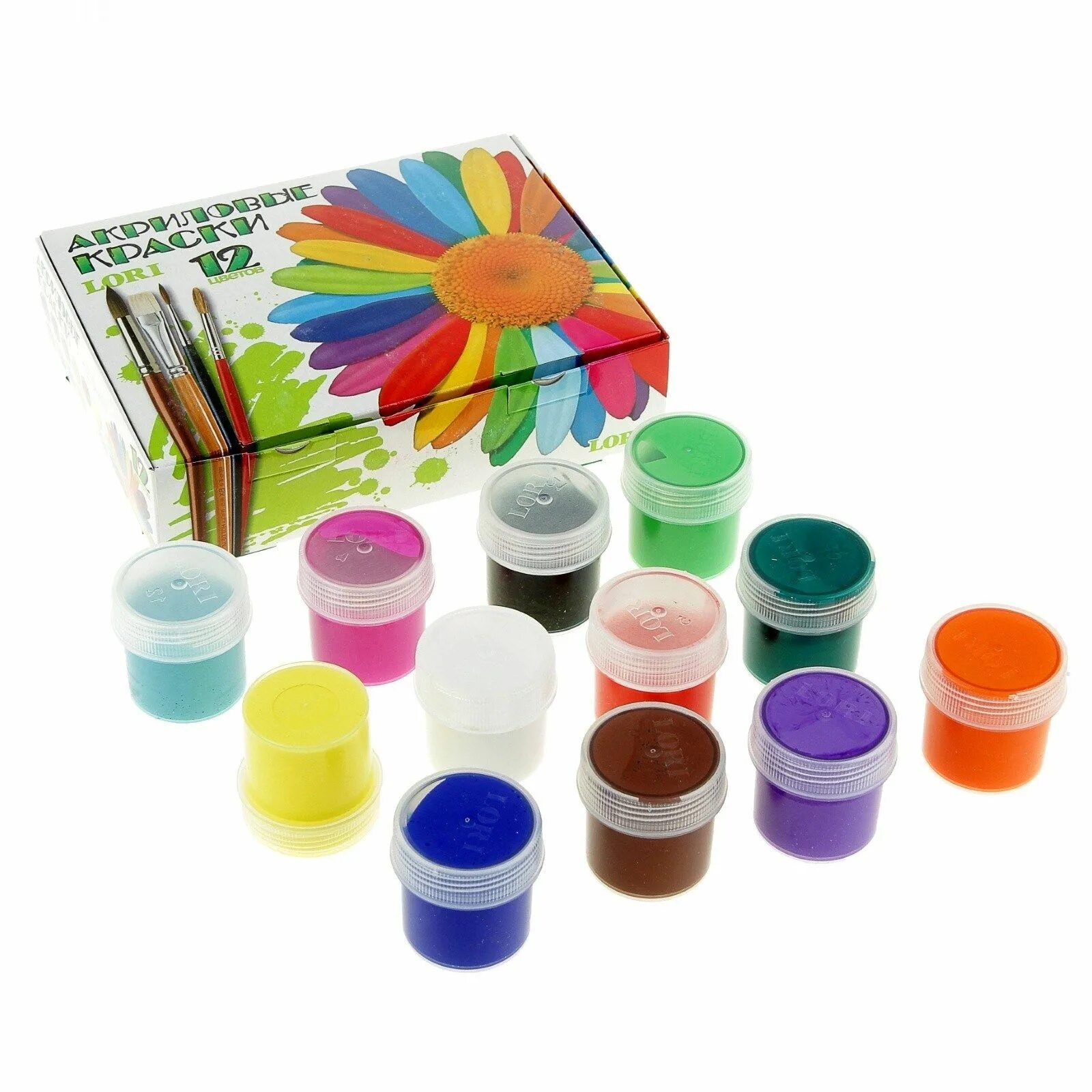 Акриловые краски, 6 цветов олки. Краски для рисования по ткани. Детские акриловые краски. , экспоприбор. Акриловые краски набор 12 цветов.